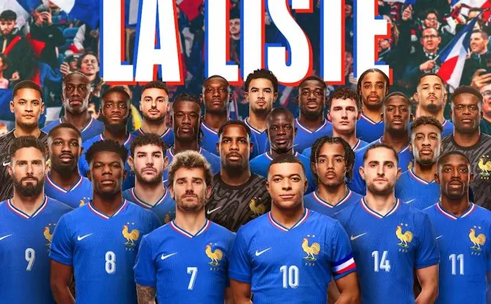 Đội hình tuyển Pháp tham dự Euro 2024